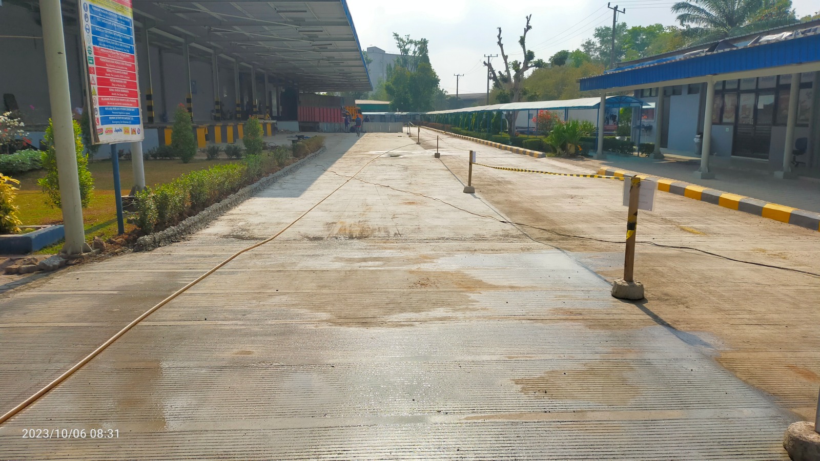 Pekerjaan Jalan Cor Indofood Noodle Lampung